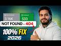 404 Error Fix Bangla | Website Not Indexed Problem Solve | 2026 SEO Strategy