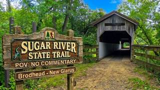 The Trail of Many Bridges - Sugar River State Trail, WI - POV No Commentary