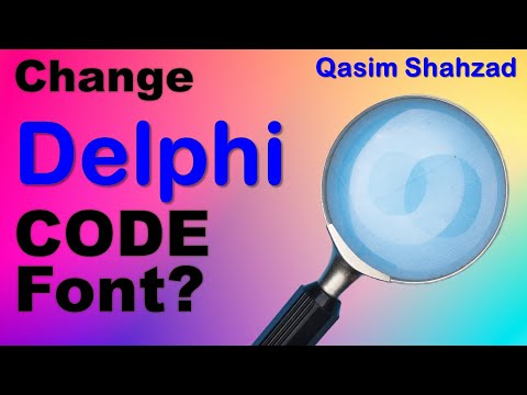 Change Delphi Code Editor Font RAD Studio