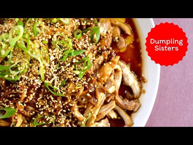 Easy Sesame Pulled Chicken | DUMPLING SISTERS | Dumpling Sisters