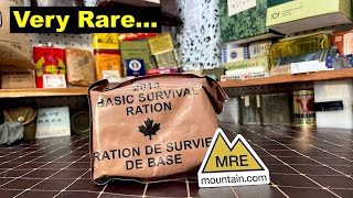 MRE REVIEW 2013 Canadian Military BASIC SURVIVAL Ration