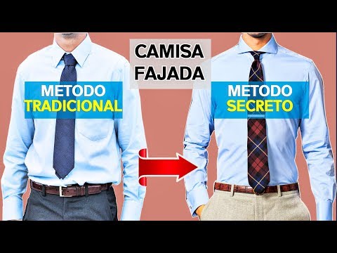 Video: 3 formas de evitar que una camisa de vestir se suba