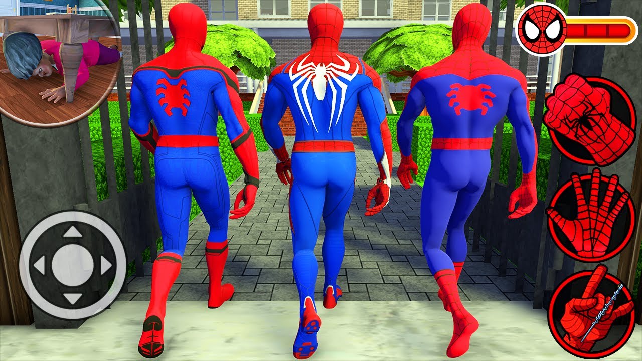 ⁣SpiderMan Team Playing Hide And Seek in Scary Teacher 3D