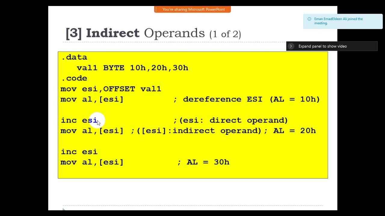 Lecture No 10, Microprocessor Fall 2021 - YouTube