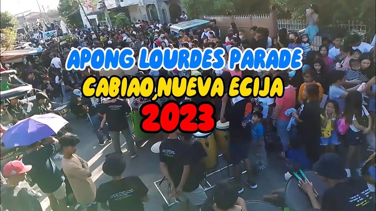 Apong Lourdes Parade, Cabiao Nueva Ecija. February 10, 2023