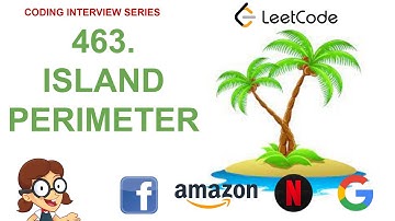Island Perimeter | Leetcode 463 | Amazon Google Facebook interview question