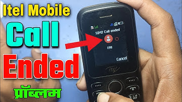 itel call ended problem | itel keypad mobile call ended problem | itel 2163 call ended problem