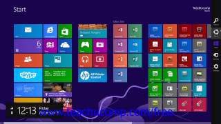 Windows 8.1 Tutorial The Start Screen Microsoft in Windows 8.1 Training Lesson 1.2