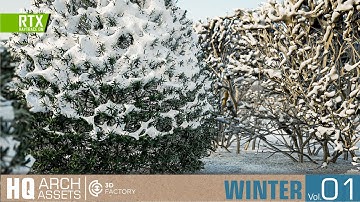 UE4 Winter HQ assets Vol. 1