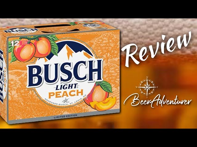 Busch Light Peach  Beer Review 