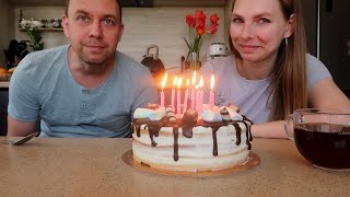 vlog 🎈🎂 МОЙ ДЕНЬ РОЖДЕНИЯ 35 ЛЕТ / ДЕЛАЮ ТОРТ /  ЕДЕМ НА ТУРБАЗУ / ОБЗОР НОВОГО МОЮЩЕГО ПЫЛЕСОСА