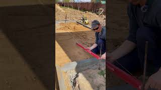 How to set a slope WITHOUT a laser level! 🛠️ #shorts #buildingtips