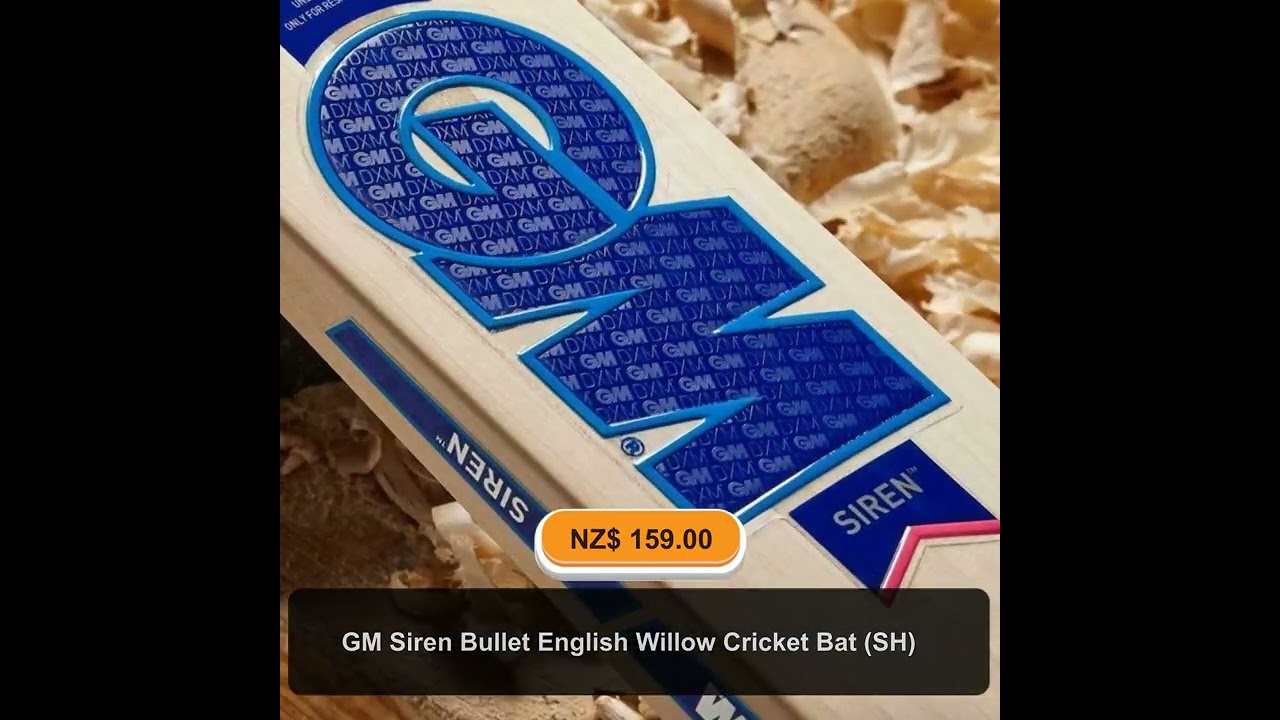 GM Siren Bullet English Willow Cricket Bat (SH)