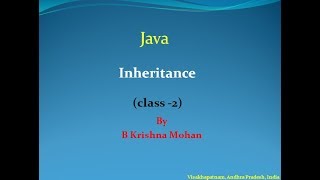 Java-Inheritance-Class 2