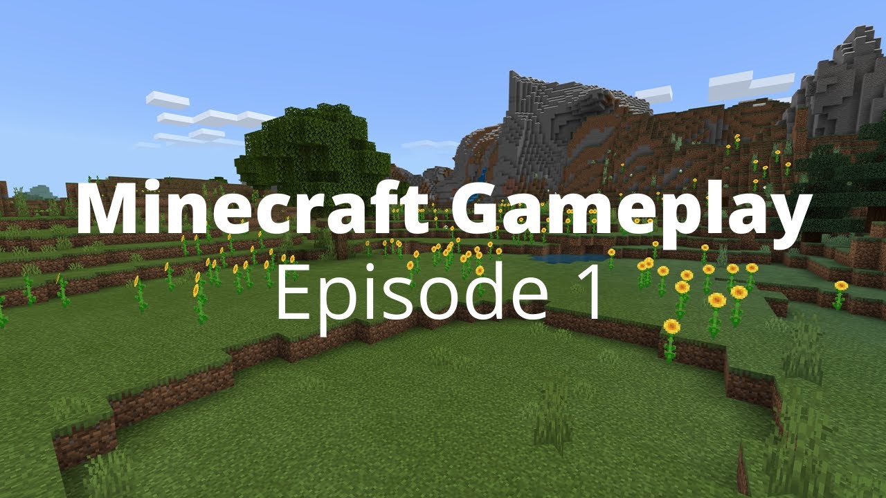 Minecraft Gameplay With Music and No Commentary Episode 1 - YouTube