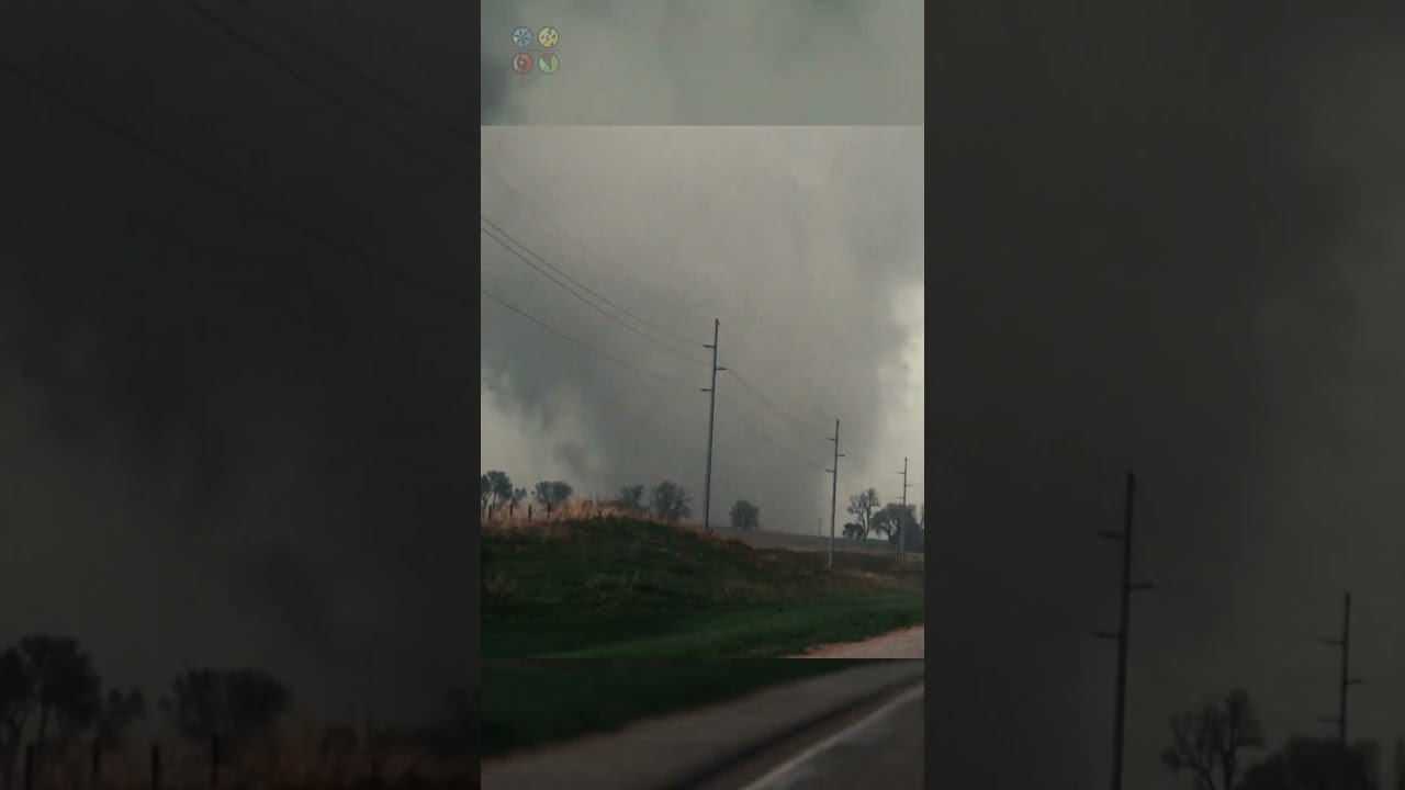 Dangerous Tornado Almost Hits Farm House in Nebraska - May 12th 2023