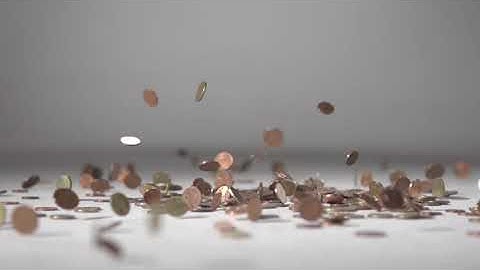 Coins falling in slow motion copyright free video. #coinsfalling #slowmo