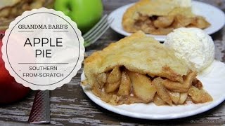 How to make homemade southern apple pie recipe | grandma barb's deep dish apple pie