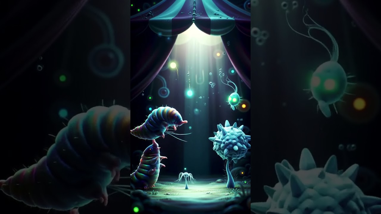 ✨ Enchanted Depths! Tiny Magical Circus Made by AI! ✨