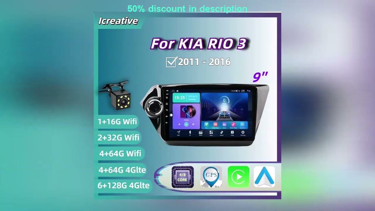 Latest Products You Must Know! Car Radio Android for For Kia RIO 3 2011-2016 Multimedia Vedio Pl