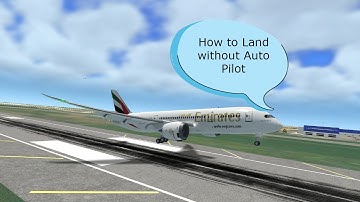 How to land without Autopilot? | Manual Aircraft Control in Real Flight Simulator