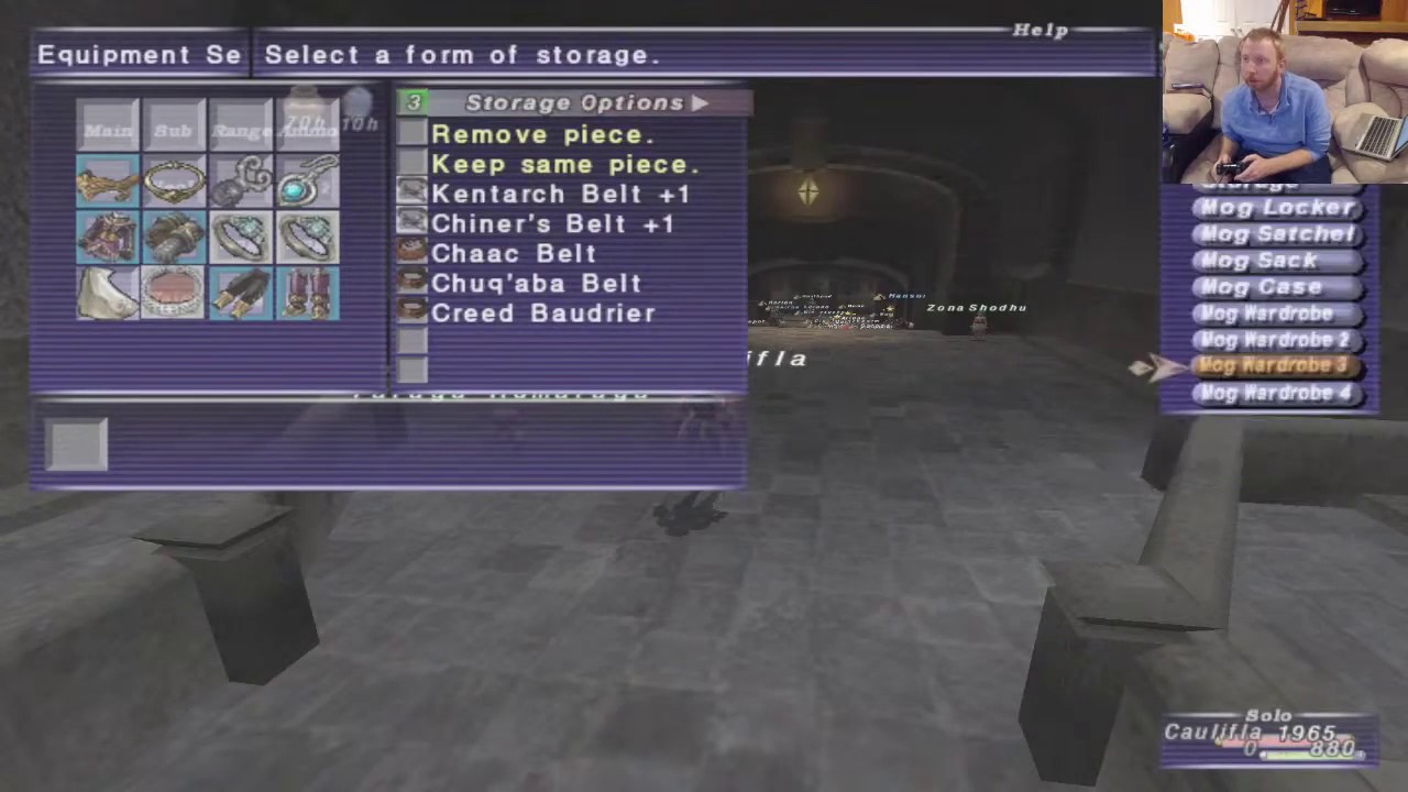 FFXI Livestream Replay Assessing and Working on BLU Gear YouTube