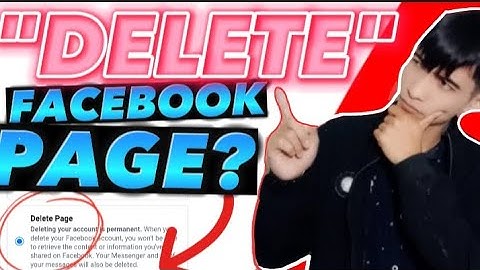 PAANO I DELETE ANG FACEBOOK PAGE | in just 2 minutes | using phone! @Tito_Bab