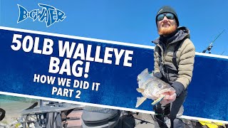 Part 2 The Best Fishing Day I've Had With A Camera on Board  50lb Bag of Lake Erie Walleye