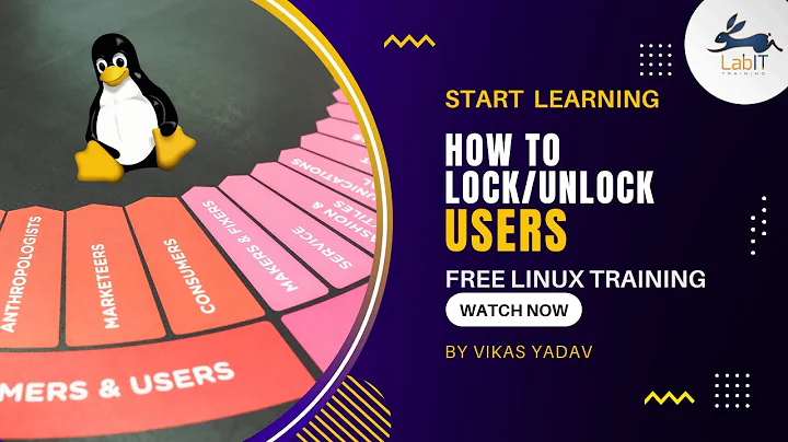 How to lock/unlock a user account in linux | UserMod command | Linux tutorial for beginners