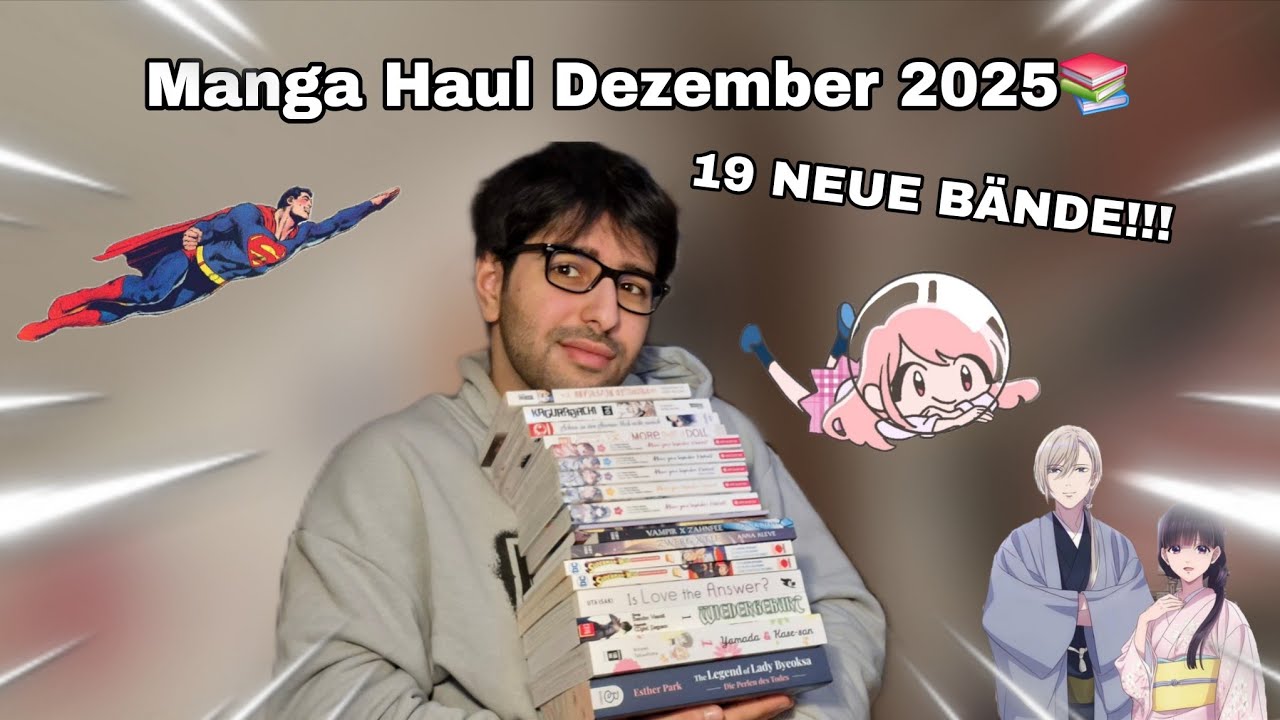 So beendet man ein Jahr😌📖 || Mein Manga Haul Dezember 2025 - 19 neue Bände📚
