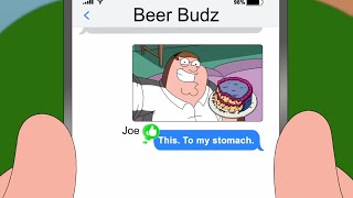Family Guy - Joe's been pretty stingy with his "ha ha's"