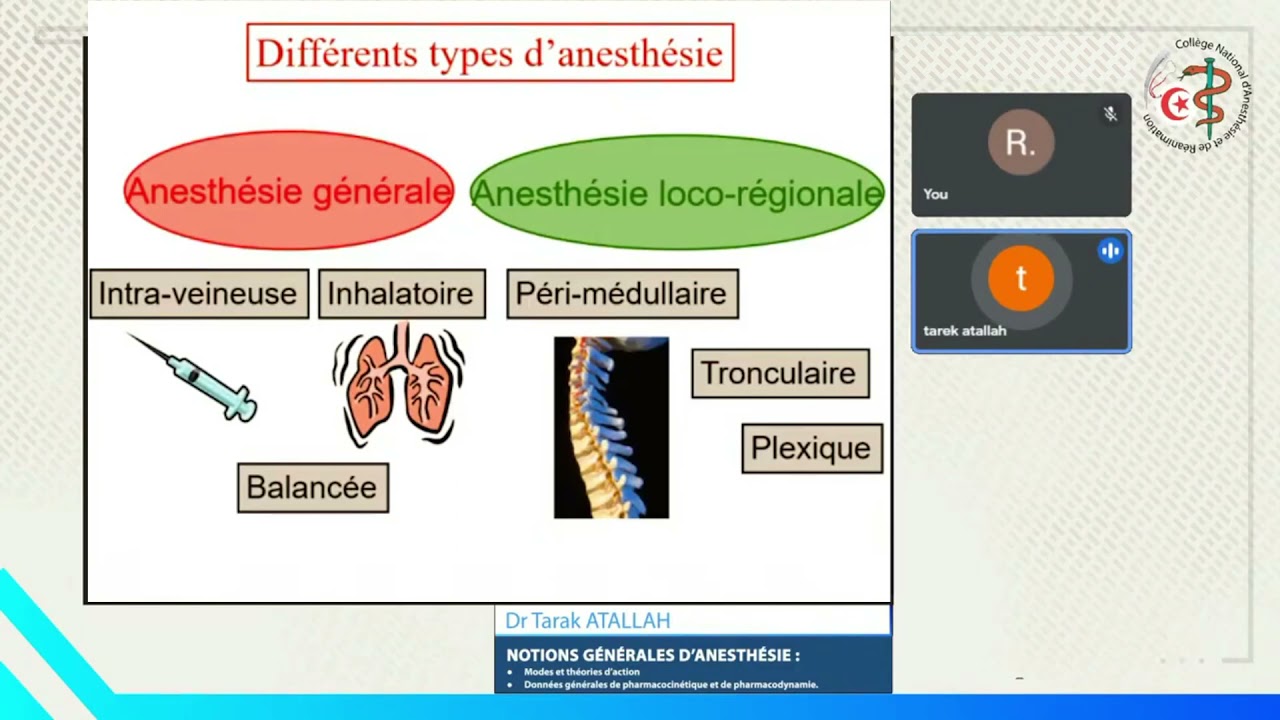 Principes de pharmacocinétique et de pharmacodynamie appliqués à l'anesthésie