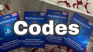 Here is the PlayStation codes Good Luck