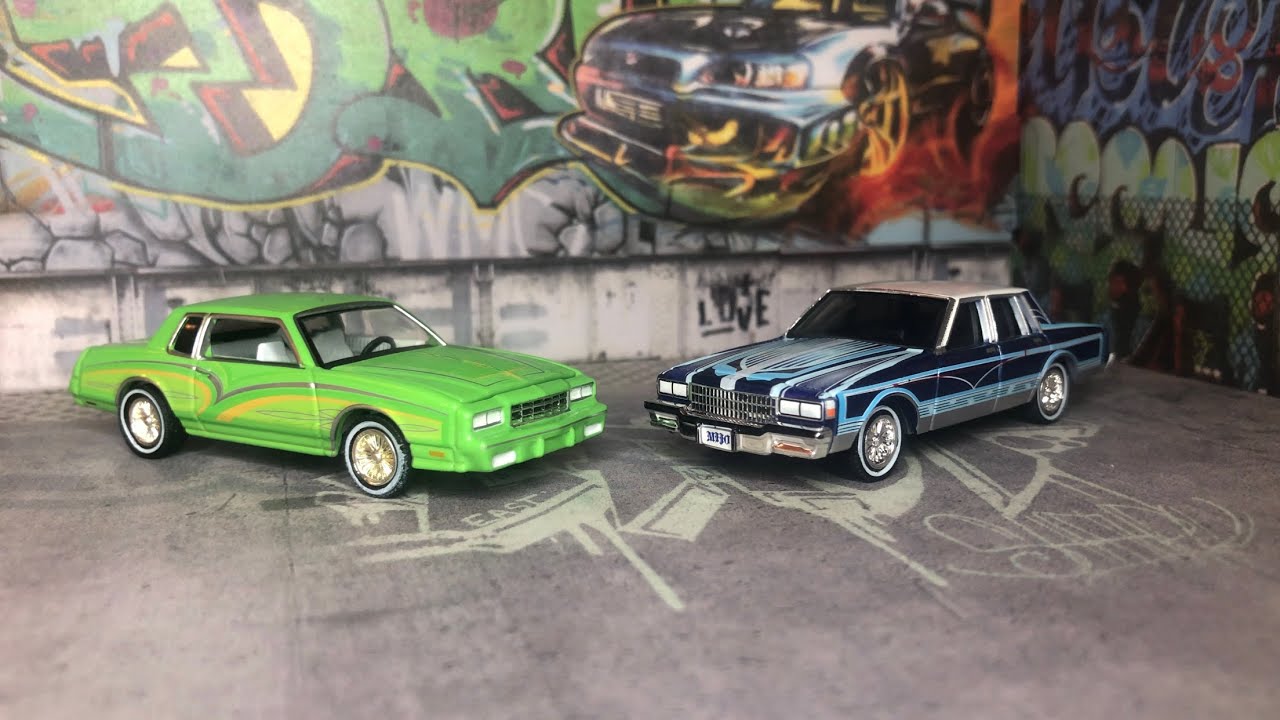Greenlight lowriders Monte Carlo & caprice - YouTube