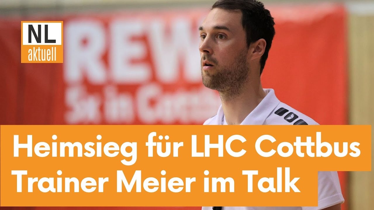 LHC Cottbus | Handballtrainer Meier nach Heimsieg gegen SG Uni Greifswald/Loitz