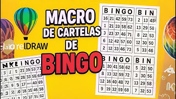 Nova Macro para CorelDRAW: Gere Cartelas de Bingo AUTOMATICAMENTE!