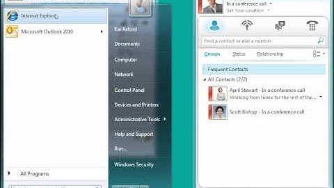 MS Lync Server 2010 Conferencing Demonstration