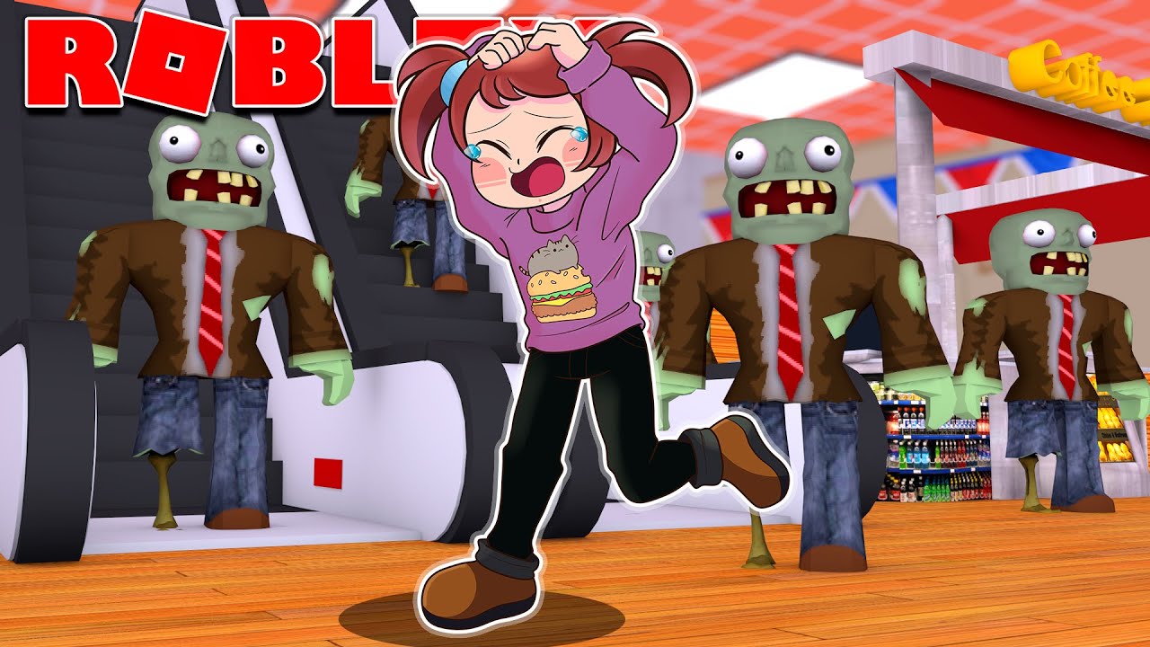 Escape The Zombie Mall Obby In Roblox Youtube - zombie mall roblox