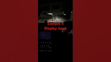Scorpio N  Display issue #scorpio #mahindrascorpio #car #display #shorts #trending #carlover #suv