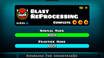 2.1 REMAKE!? "Blast ReProcessing" 100% COMPLETE (All Coins) By Codex & Ryder! | Geometry Dash [2.1]