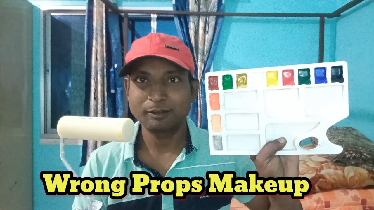 ASMR  | Makeup using the Wrong Props