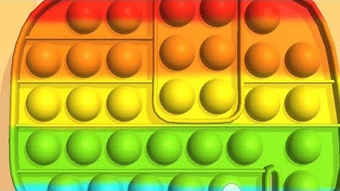 Pop it fidget 3D Gameplay ! Very relaxing and satisfying All Levels Gameplay Walkthrough Android iOS