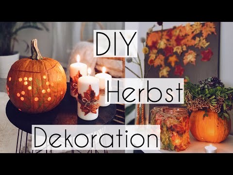 DIE SCHÖNSTEN DIY HERBST DEKOIDEEN für dein ZIMMER 🍁 Einfach & Günstig! TheBeauty2go