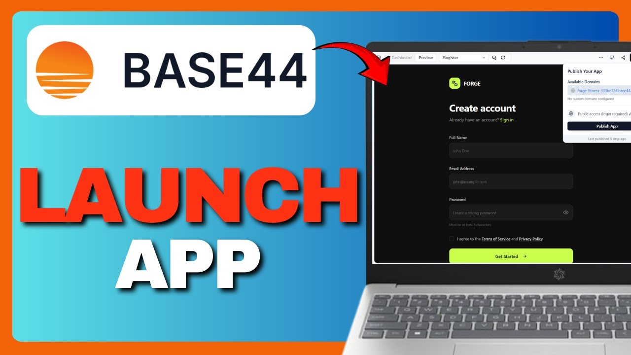 Запуск приложения Base44 — Как запустить приложение Base44 (полное руководство) в 2026 году!