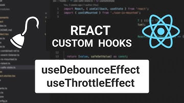Хуки useDebounceEffect/useThrottleEffect