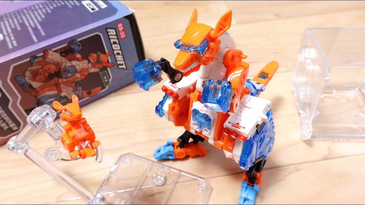 ボクサーモードとBOXにカンガルー変形！BB-35 ビーストボックス