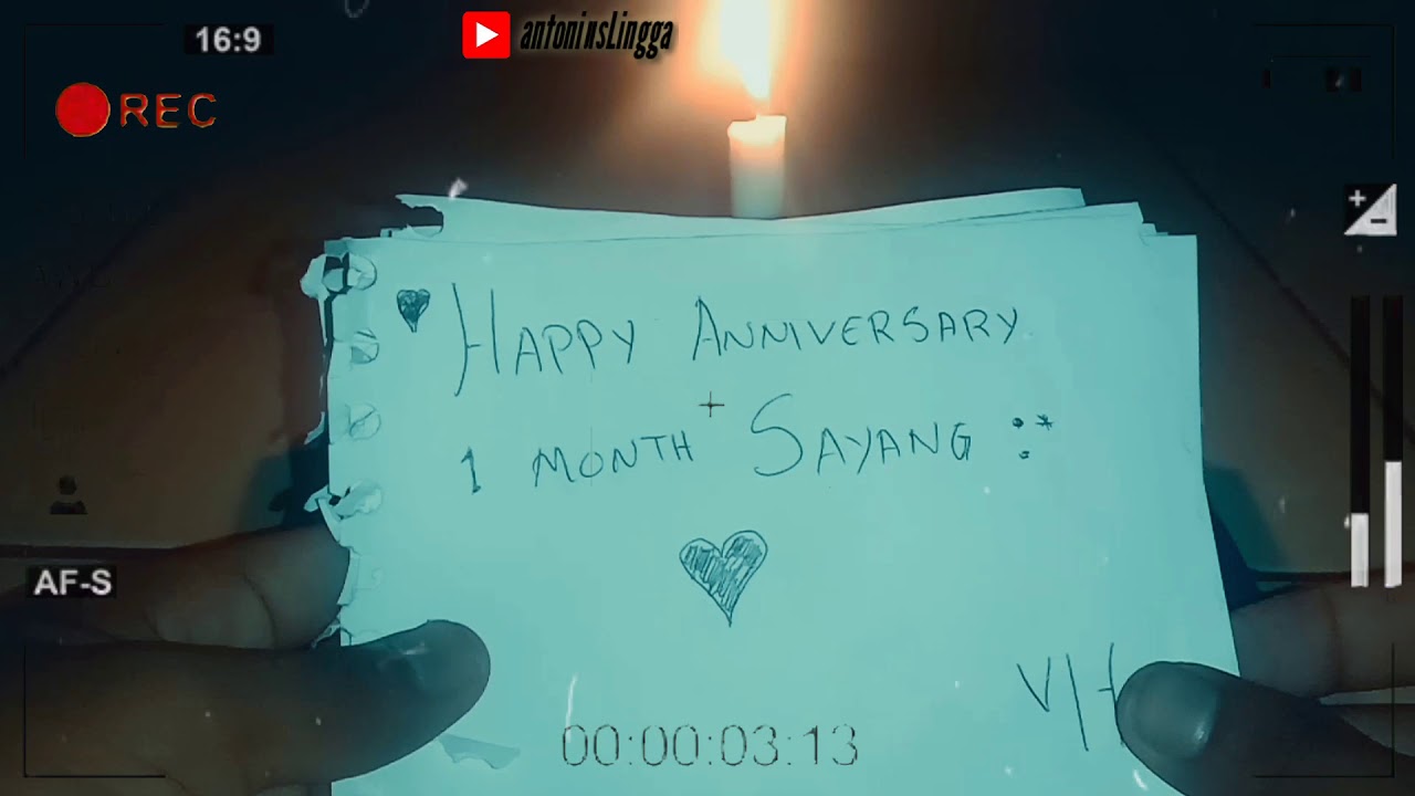 Ucapan Happy Anniversary 1 Bulan Buat Pacar Tersayang Ldr Youtube