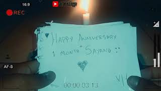Download Lagu Ucapan happy anniversary 1 bulan buat pacar tersayang || LDR MP3
