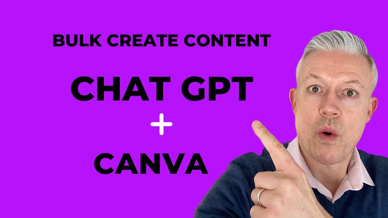 How to Bulk Create Content in Minutes using Chat GPT and Canva - YouTube
