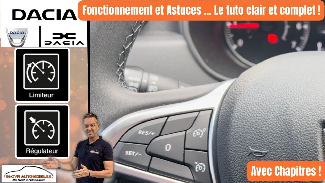 Dacia après 2021, régulateur et limiteur de vitesse, comment ça marche